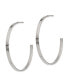 ფოტო #2 პროდუქტის Stainless Steel Polished J Hoop Earrings