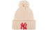 Фото #7 товара Шапка с вышивкой логотипа MLB 32CPBD941 Флисовая