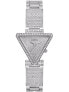 Фото #2 товара Guess Damen Armbanduhr Fame Triangle silber 34 mm GW0644L1