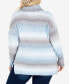 ფოტო #2 პროდუქტის Plus Size Alana High Low Sweater