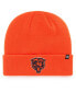 Men's '47 Orange Chicago Bears Secondary Basic Logo Cuffed Knit Hat