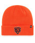 ფოტო #1 პროდუქტის Men's '47 Orange Chicago Bears Secondary Basic Logo Cuffed Knit Hat