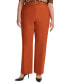 ფოტო #1 პროდუქტის Plus Size High Rise Straight Leg Pants