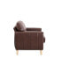 Фото #2 товара 37.8" Faux Leather Gorm Accent Chair