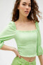 Фото #2 товара Kadın Yeşil T-Shirt