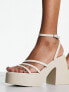 Фото #4 товара schuh Sia platform heeled sandals in ecru