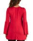 Women's Long Bell Sleeve Flared Tunic Top