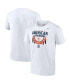 Фото #1 товара Men's White Houston Astros 2022 American League Champions Locker Room Short Sleeve T-shirt