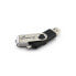 MEDIARANGE MR930-2 - 8 GB - USB Type-A / Micro-USB - 2.0 - 15 MB/s - Swivel - Black - Silver