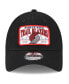 Фото #3 товара Men's Black Portland Trail Blazers Plate Oversized Patch Trucker 9FORTY Adjustable Hat