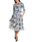 Фото #1 товара Samantha Sung Audrey 3 Shirtdress Women's Blue 2