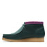 Фото #10 товара Clarks Wallabee Boot 26168831 Mens Green Leather Lace Up Chukkas Boots