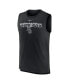 ფოტო #3 პროდუქტის Men's Black Chicago White Sox Knockout Stack Exceed Performance Muscle Tank Top