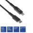 Фото #3 товара ACT AC3095 - 1 m - Lightning - USB C - Male - Male - Black