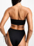 Фото #3 товара ASOS DESIGN mix and match sleek bandeau bikini top in black