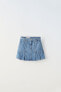 Фото #2 товара Джинсовая юбка в утилитарном стиле со складками ZARA