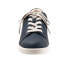 Trotters Adore T2117-400 Womens Blue Leather Lace Up Lifestyle Sneakers Shoes