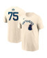 ფოტო #1 პროდუქტის Men's Camilo Doval Cream San Francisco Giants 2024 Rickwood Classic Fuse Name Number T-Shirt