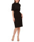 Women's Short-Sleeve Sheath Dress