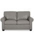 Фото #6 товара Orid 59" Leather Roll Arm Loveseat, Created for Macy's