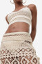 Фото #2 товара Crochet-look Skirt