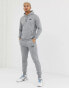 Puma Essentials small logo hoodie in grey