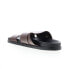 Фото #6 товара Bruno Magli Sicily MB2SICC6 Mens Brown Leather Slip On Slides Sandals Shoes 12