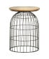 Фото #1 товара Round Accent Table with Bird Cage Base