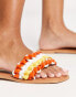 Фото #4 товара ASOS DESIGN Flora woven flat sandal in multi