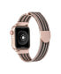 Фото #2 товара Ремешок для часов POSH TECH Rose Gold Tone Striped Stainless Steel для Apple Watch, 38 мм