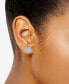 ფოტო #2 პროდუქტის Diamond Cluster Stud Earrings (1/2 ct. t.w.) in 14k White Gold