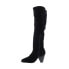 Diba True Money Maker 68718 Womens Black Suede Slip On Knee High Boots 6 - фото #5