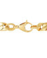 Фото #4 товара Italian Gold flat Cuban Link 22" Chain Necklace in 10k Gold