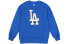 Фото #1 товара Толстовка MLB Hoodie 31MT03011-07U, синяя, широкий крой, длинные рукава, круглый вырез