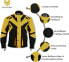 Фото #28 товара German Wear Textile Jacket Motorcycle Jacket Combi Jacket, Black/Yellow