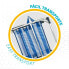 Фото #4 товара Пляжный стул Aktive Синий Белый 48 x 88 x 50 cm Алюминий Складной (4 штук)