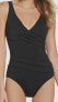 Фото #1 товара Tommy Bahama Women's 189200 Black Pearl One-Piece Swimsuit, Size 8