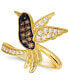 ფოტო #1 პროდუქტის Multicolor Diamond Bird Statement Ring (1/2 ct. t.w.) in 14k Gold