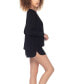 ფოტო #3 პროდუქტის Women's Night Owl Rib Terry Cloth Lounge Set, 2 Piece