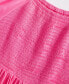 ფოტო #3 პროდუქტის Girls Light Weight Woven Smocked Dress, Created for Macy's