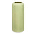 Vase Green Dolomite 16 x 40 x 16 cm (4 Units) Stripes