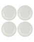 Фото #1 товара French Perle Groove Dinner Plates, Set Of 4