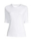 ფოტო #2 პროდუქტის Women's Crew Neck Rash Guard UPF 50 Swim Tee