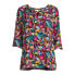 The Pioneer Woman Peasant Blouse With 3/4-Length Sleeves Women's M MultiColor