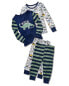 ფოტო #1 პროდუქტის Infant Boys Mix n Match Dream Big Long Sleeve Top and Jogger 4 Piece Pajama Set
