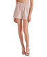 ფოტო #2 პროდუქტის Women's Faux The Record Leather Shorts