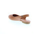 Фото #11 товара Miz Mooz Bixby Womens Brown Leather Slip On Slingback Flats Shoes