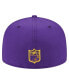 Фото #3 товара Men's Purple Minnesota Vikings Main 59FIFTY Fitted Hat