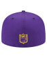 Men's Purple Minnesota Vikings Main 59FIFTY Fitted Hat