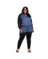 Women's Plus Size Curvy Fit Contrast Blocked Jogger